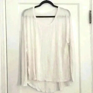 Womens Large All In Motion Long Sleeve Athleisure Top Modal Spandex Blend